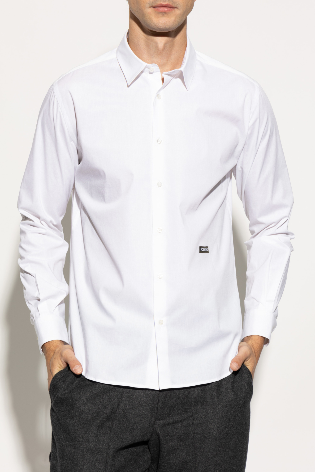 Iceberg Shirt with logo | Men's Clothing | Vitkac